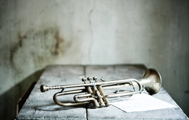istock An old jazz trumpet from the 1940s 965403974