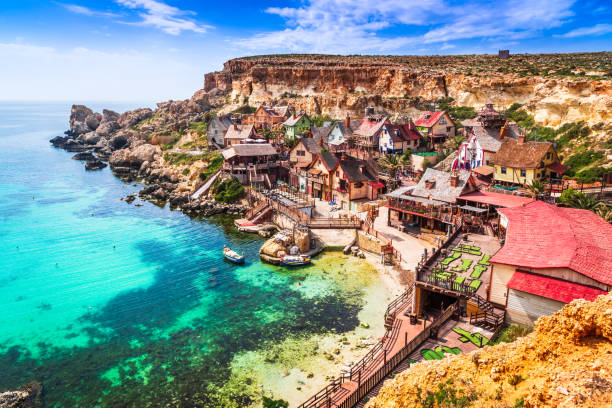 istock Malta, Il-Mellieha - Popeye village 965405122
