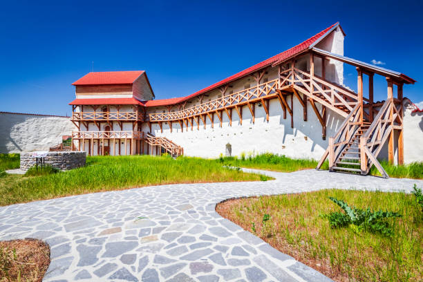 Feldioara Fortress, Transylvania - Romania Feldioara, Romania. Medieval fortress Marienburg in Transylvania, Brasov county. marienburg stock pictures, royalty-free photos & images