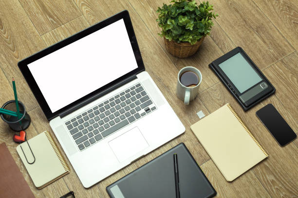 istock Working place of designer, close-up 965408854