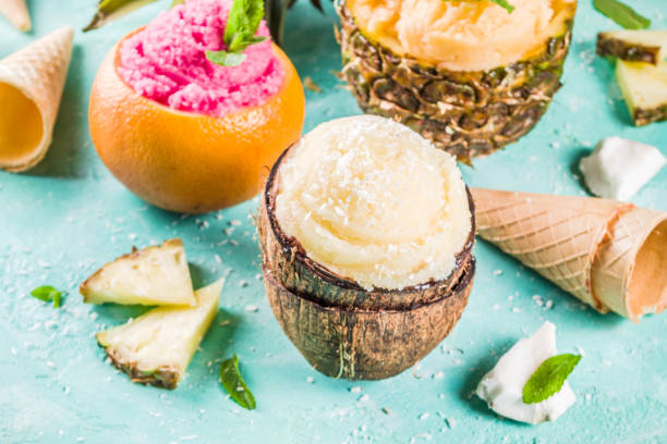 istock Various tropical ice cream sorbet 965413816