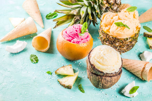 istock Various tropical ice cream sorbet 965413866