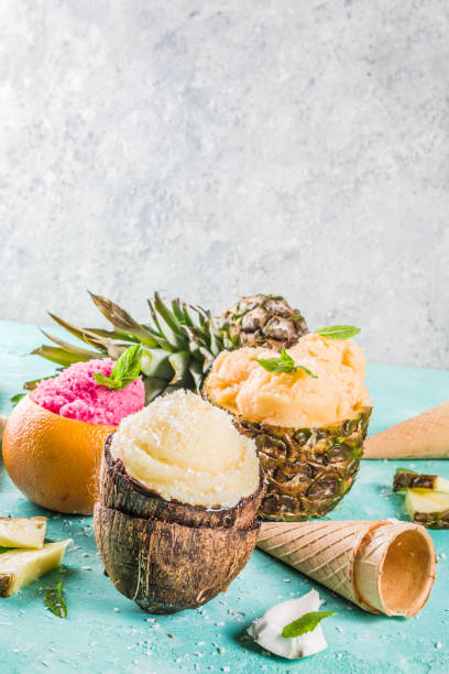 istock Various tropical ice cream sorbet 965413886