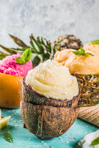 istock Various tropical ice cream sorbet 965413914