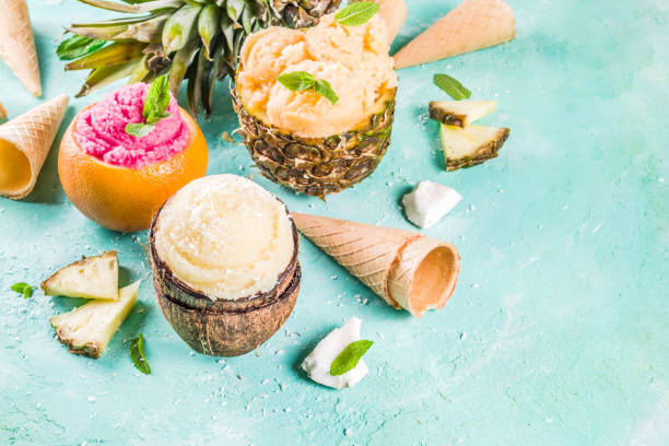 istock Various tropical ice cream sorbet 965413932