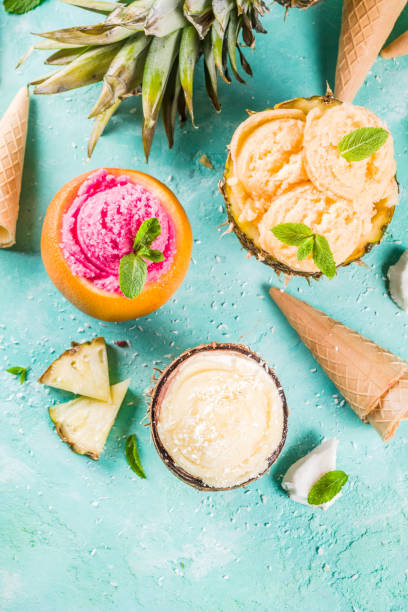 istock Various tropical ice cream sorbet 965413980
