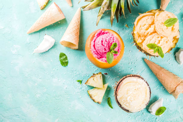 istock Various tropical ice cream sorbet 965413986