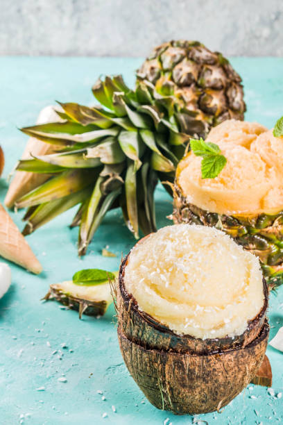 istock Various tropical ice cream sorbet 965414144