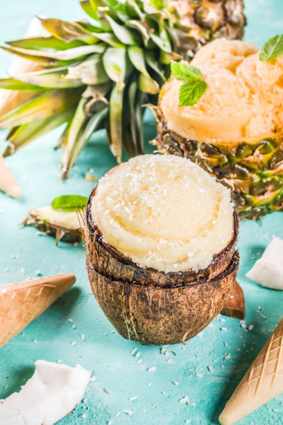 istock Various tropical ice cream sorbet 965414282