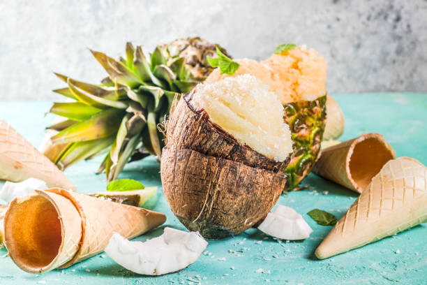 istock Various tropical ice cream sorbet 965414332