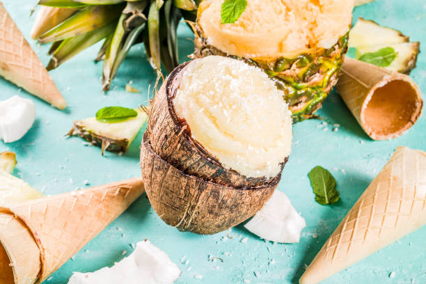 istock Various tropical ice cream sorbet 965414380