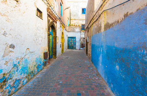 Medina District of Essaouira in Morocco