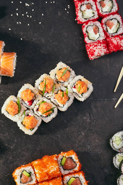 istock Set of sushi rolls 965428990