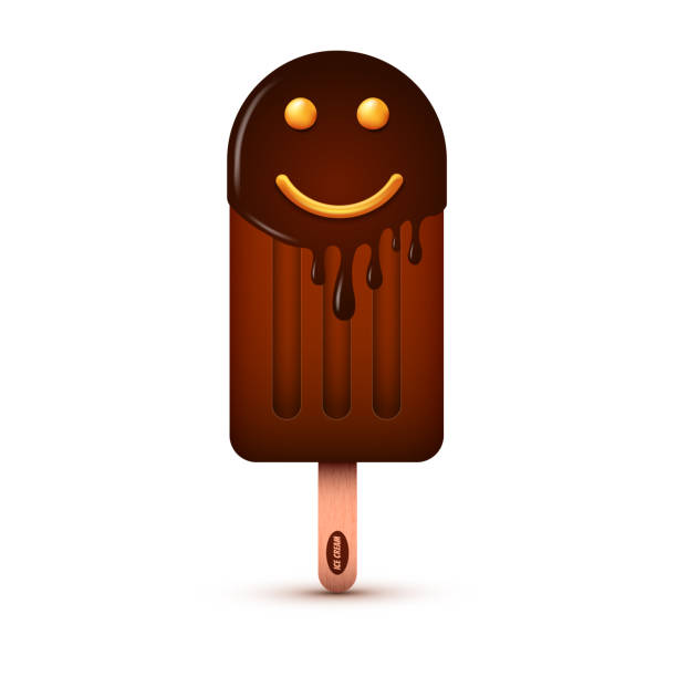 istock Color ice cream with emotion. Icecreams with different flavor. Vector illustration 965429226