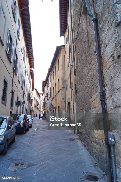 Mazzini Street Arezzo Stock Photo - Download Image Now - Ancient, Antique, Architecture
