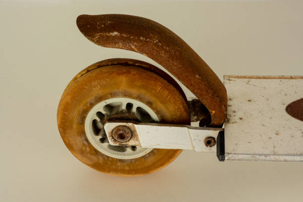 istock Close-up of scooter skate 965448004