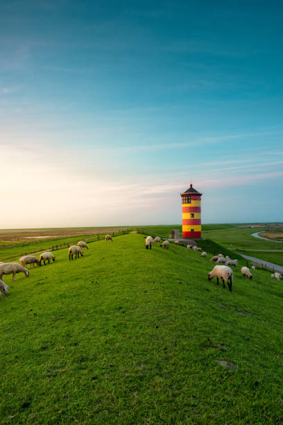 istock A beautiful lighthouse on the East Frisian coast 965448366