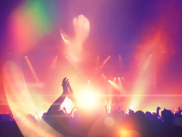 istock Concert stage with lens flare 965450470