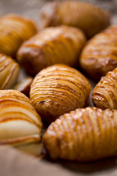 istock Potatoes baked in stripes. 965451874