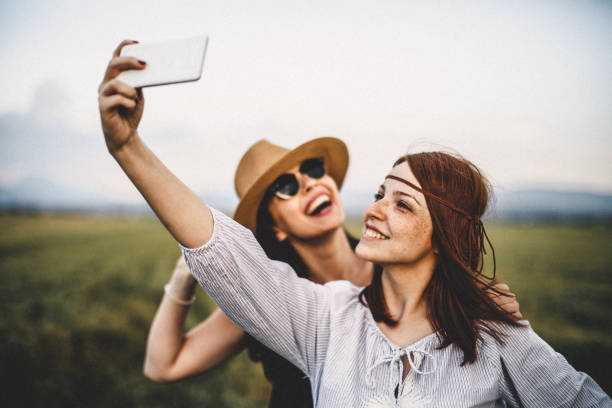 istock Taking selfie in the wheat field 965455310