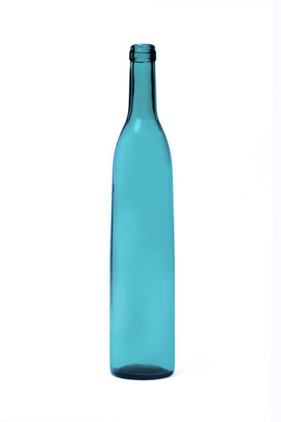 istock bottles, recycling glass on white 965458112