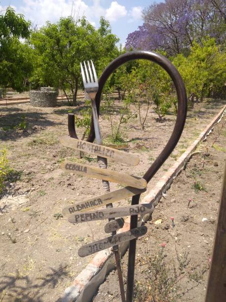 istock Fork signal in organic garden 965470704