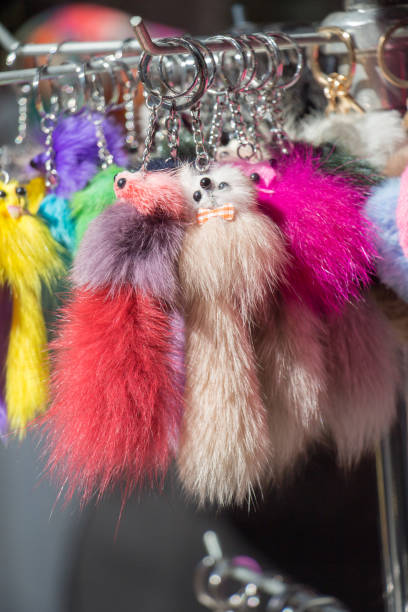 istock Set of colorful  pompoms in the bazaar 965471102
