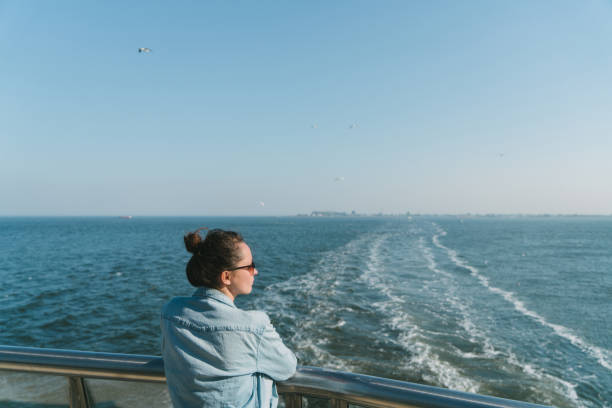 istock Woman traveling on ferry 965473954
