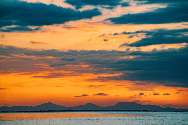 Manila Bay at Sunset in the Philippines