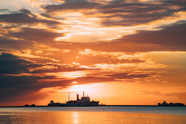 Manila Bay at Sunset in the Philippines