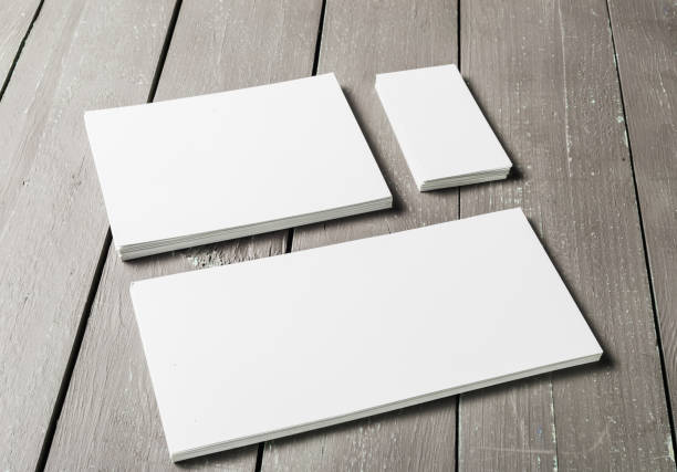 istock Business cards blank mockup 965481904