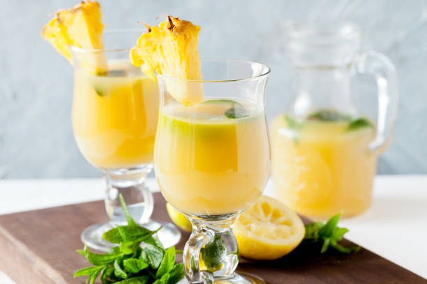 istock Glasses Of Refreshing Pineapple Juice 965485172
