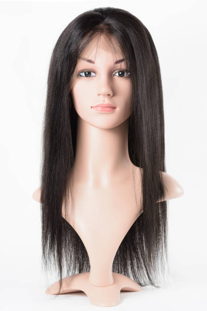 istock straight long black human hair lace wigs 965487938