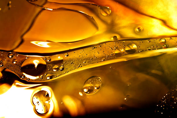 texture bulle huile abstraite, motif, arrière-plan - lubrication photos et images de collection