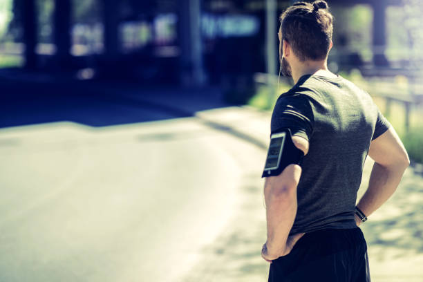 istock Fit young man ready to go for a road run 965500922