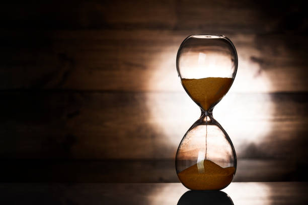 istock Closeup of hourglass 965504200