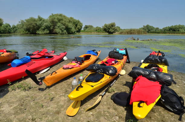 istock Kayaks near water's edge 965511360