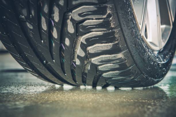 istock Brand New Car Tire 965514272