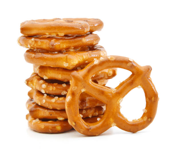 istock Pretzels Isolated on a White Background 965514760