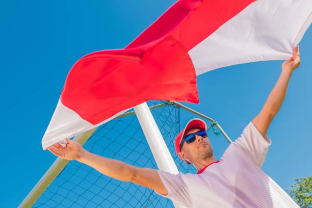 istock Soccer Fan with the Flag 965518948