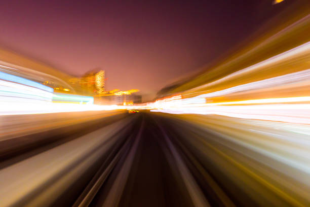 istock Speed motion in urban highway road tunnel 965533578
