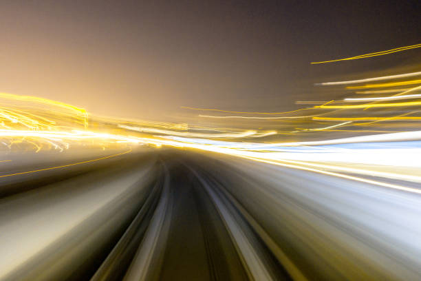 istock Speed motion in urban highway road tunnel 965533676