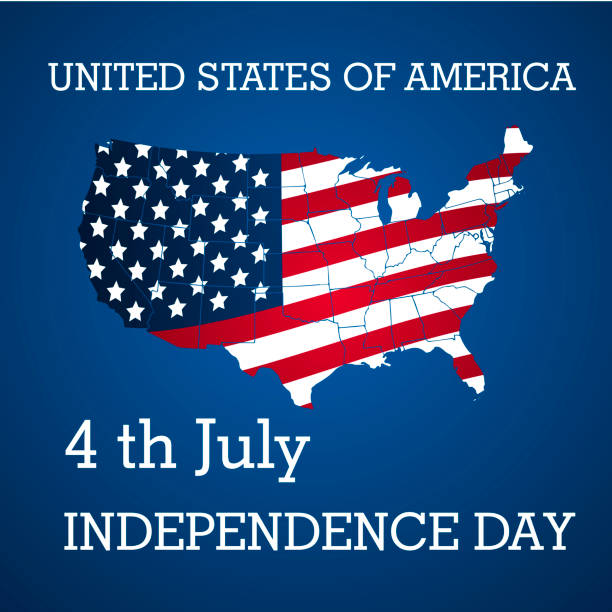 istock USA Independence Day, 4th of July vector background with stripes and stars 965540974