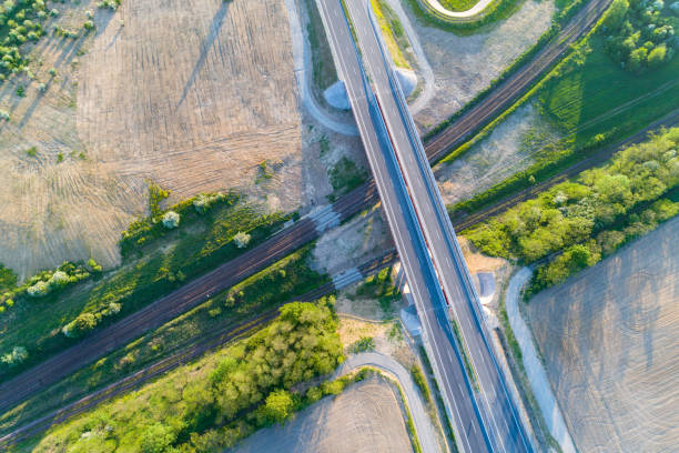 istock Aerial view on the route 965541114