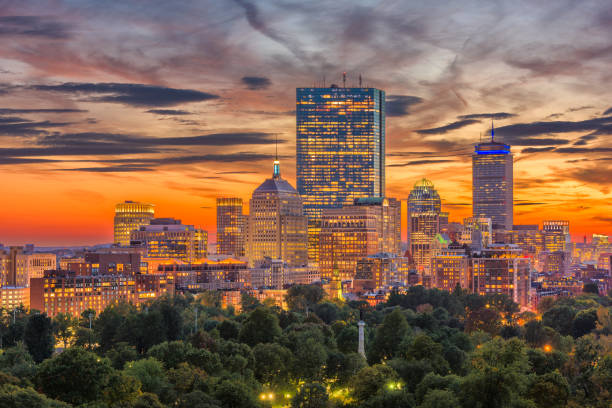 istock Boston, Massachusetts, USA Park Skyline 965543366
