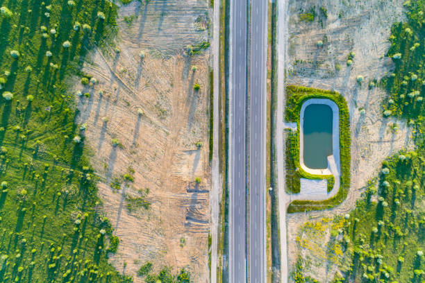 istock Aerial view on the route 965545988