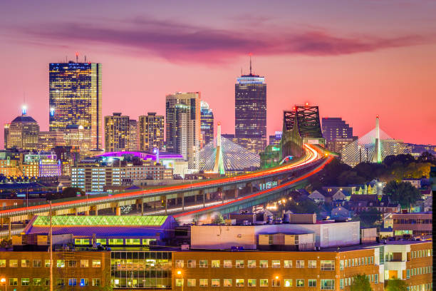istock Boston, Massachusetts, USA Dusk Skyline 965546608