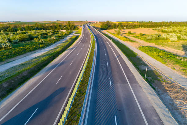 istock Aerial view on the route 965546760