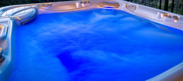 istock Hot Tub with Blue Water 965547198