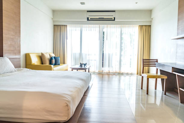 istock Bed in the bedroom 965551972